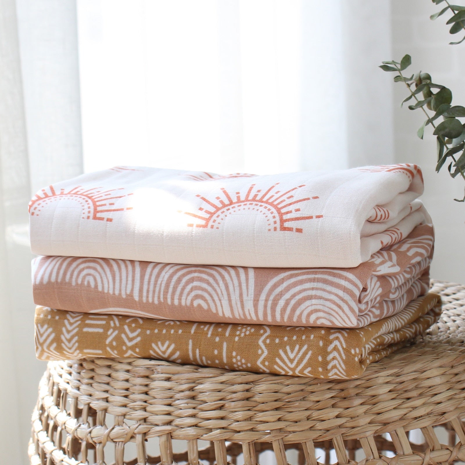 Organic cotton swaddle sales blankets