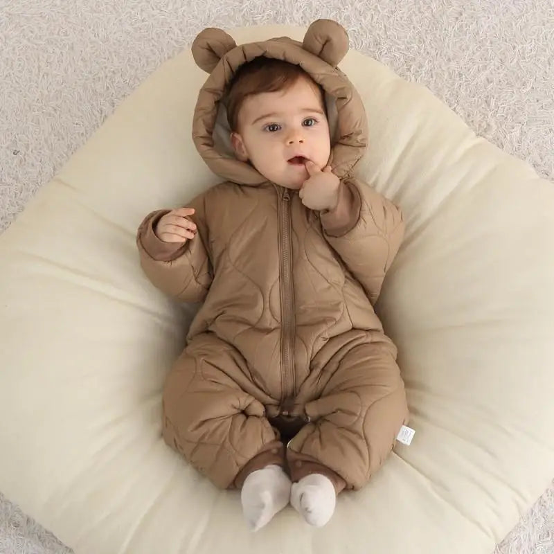 Baby Bear Winter Onesie Bunnito