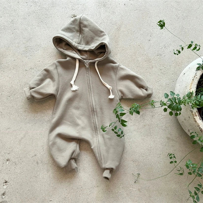 Cozy Hooded Jumpsuit Bunnito