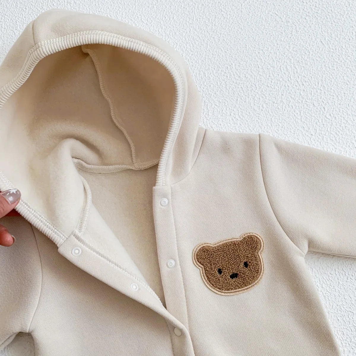 Bear Fleece Jumpsuit Bunnito