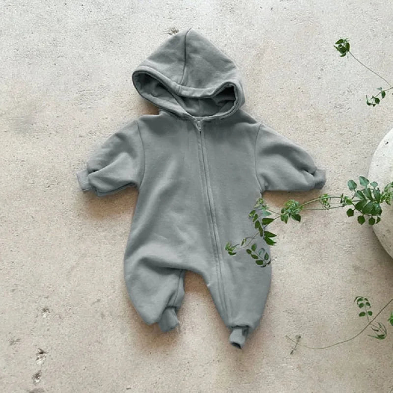 Cozy Hooded Jumpsuit Bunnito