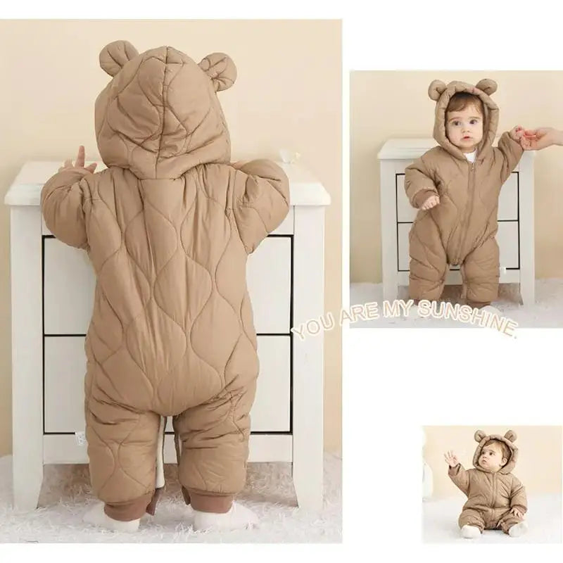 Baby Bear Winter Onesie Bunnito