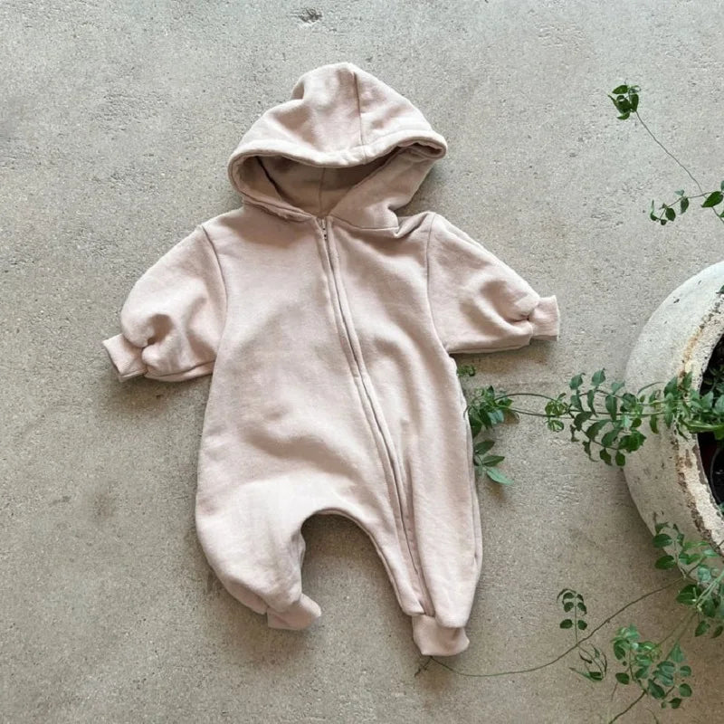 Cozy Hooded Jumpsuit Bunnito