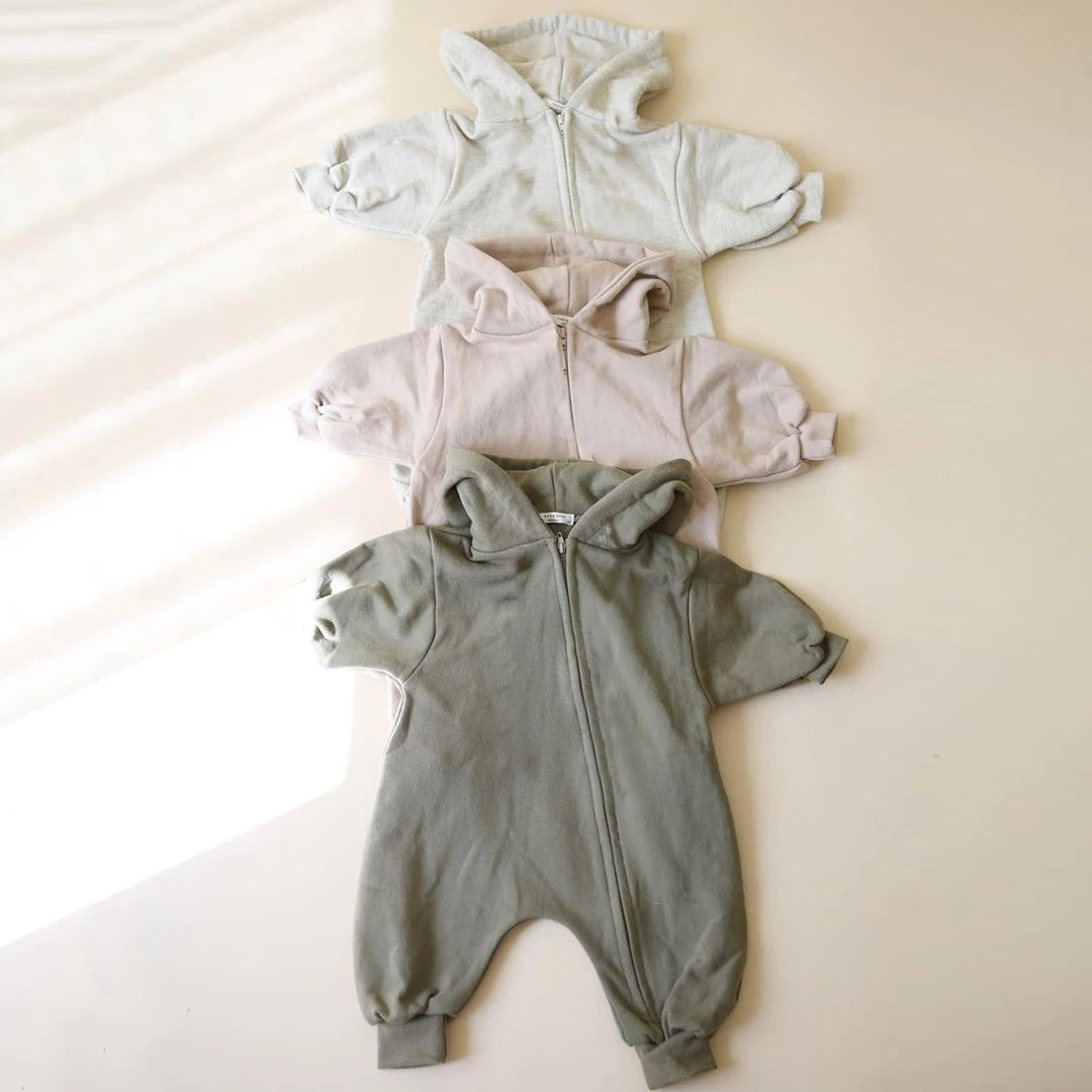 Cozy Hooded Jumpsuit Bunnito