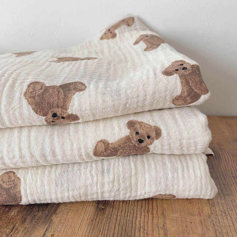 Muslin Swaddle Blanket Bear Bunnito